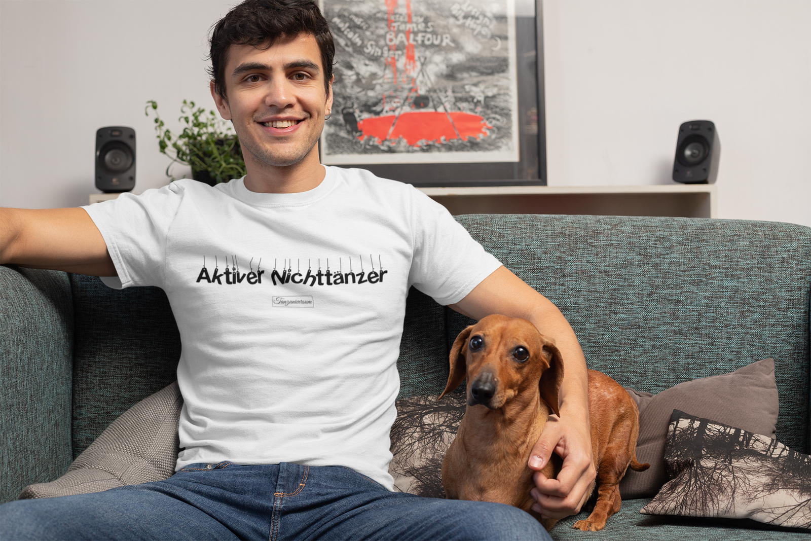 Herren T-Shirt für Tänzer aus 100% Baumwolle