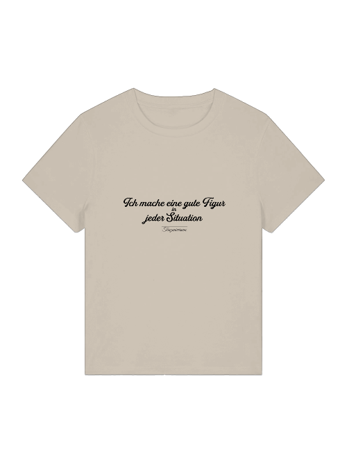 Good figure party T-shirt ladies for party, dance school, street look, as a gift idea