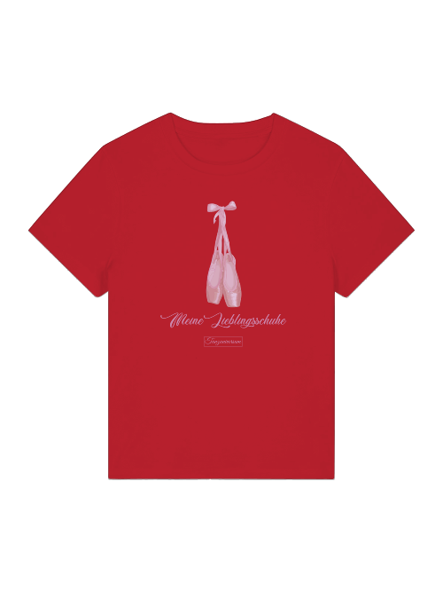 My favorite shoes dance T-shirt women for party, dance studio, street look, as a gift idea