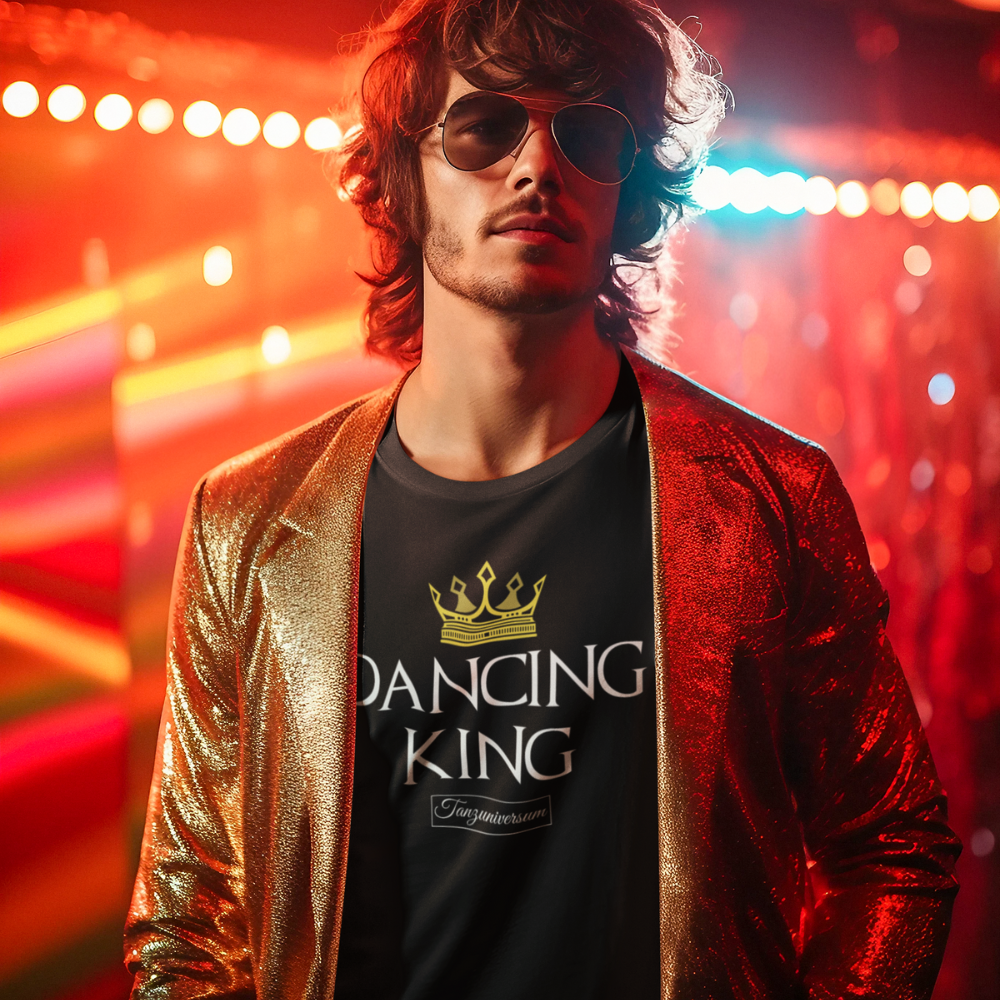 Dancing King dance T-shirt men for party, dance school, street look