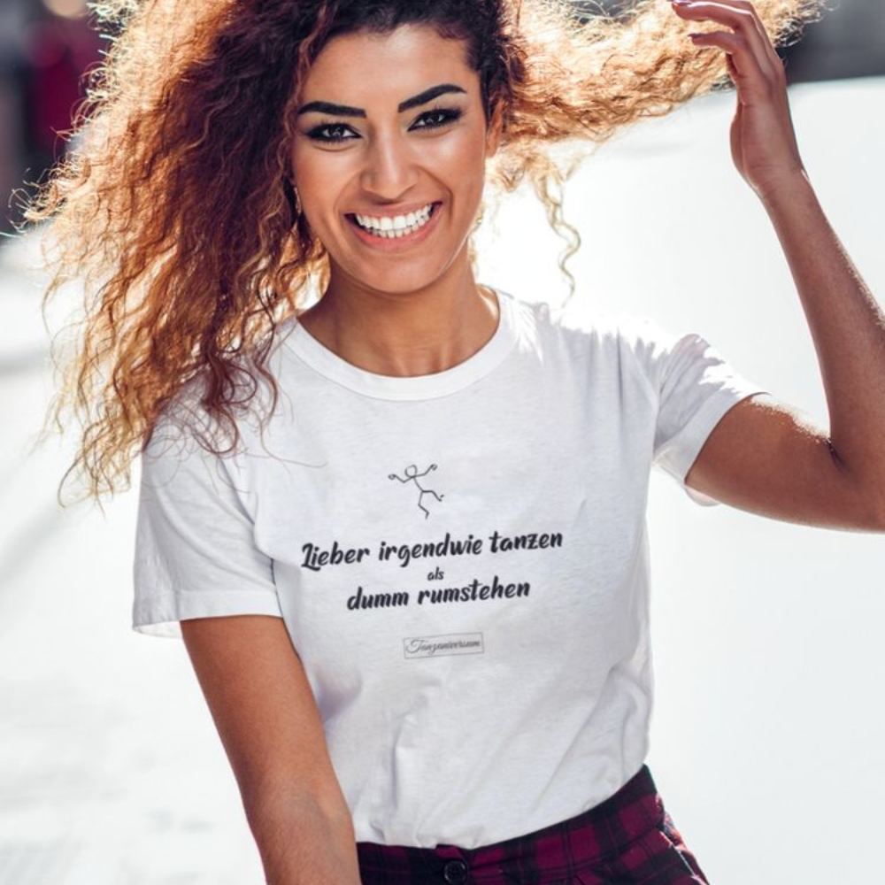 Dear Somehow Dancing Dance-Shirt Ladies for Party, Dance Class, Street Look, Gift Idea