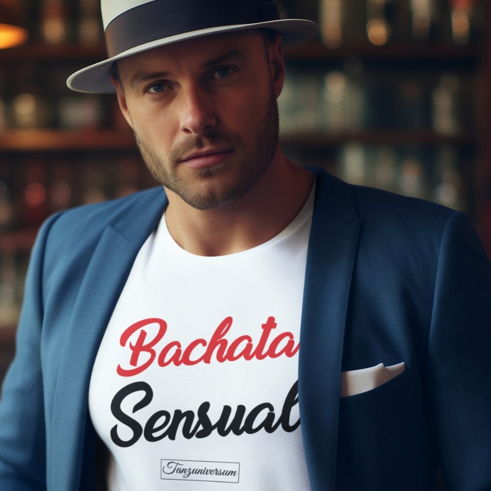 Bachata Sensual Dance T-Shirt Men for Party, Dance School, Street Look