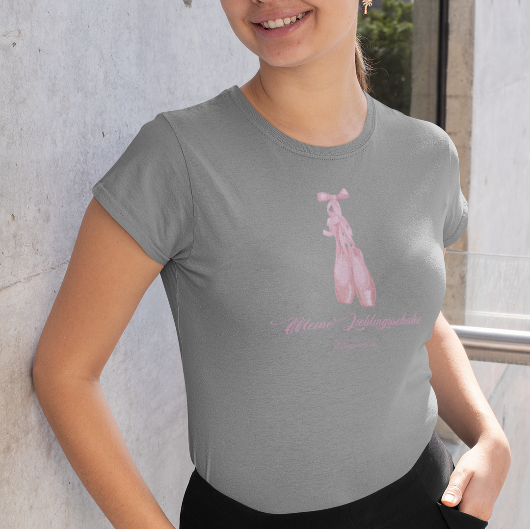 My favorite shoes dance T-shirt women for party, dance studio, street look, as a gift idea