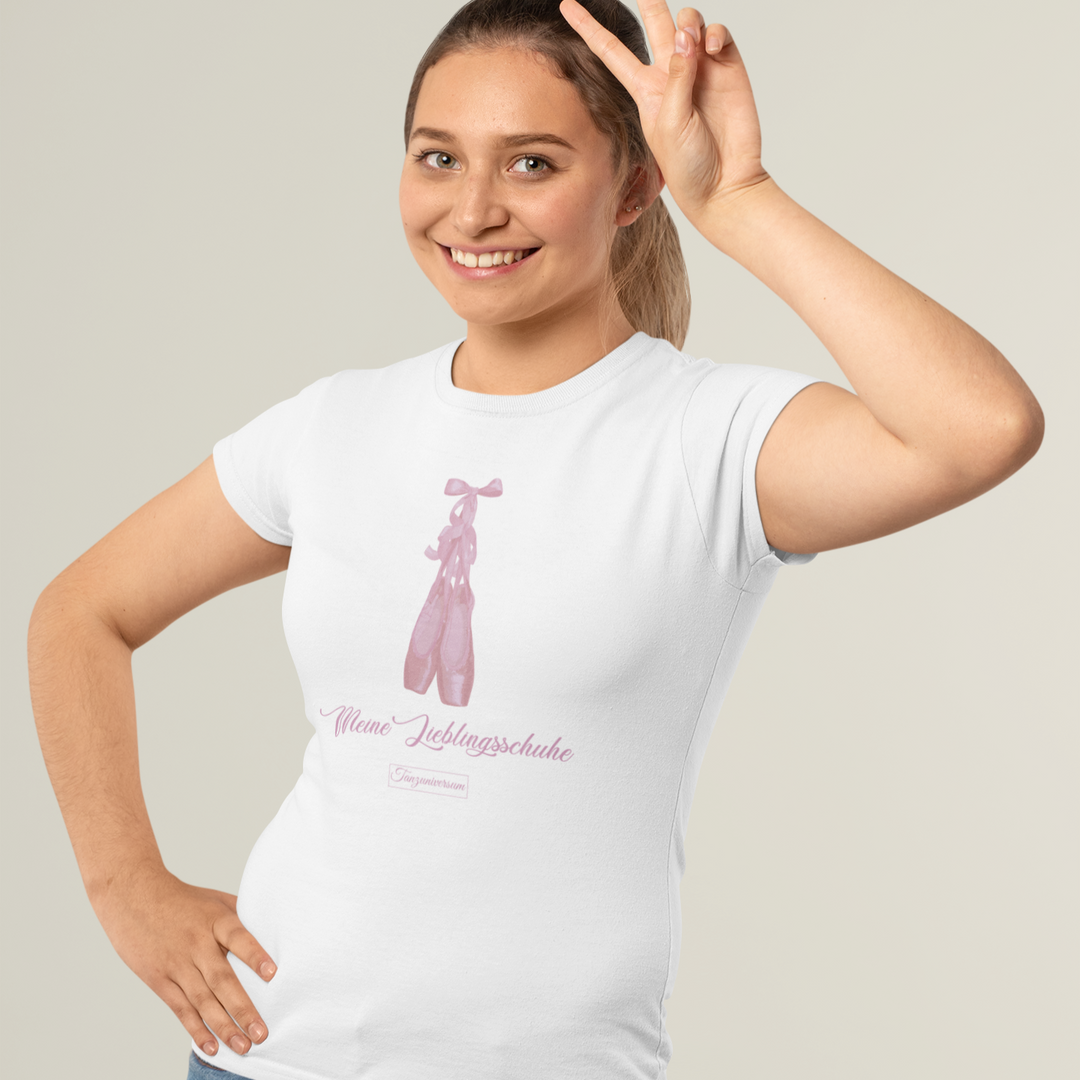 My favorite shoes dance T-shirt women for party, dance studio, street look, as a gift idea