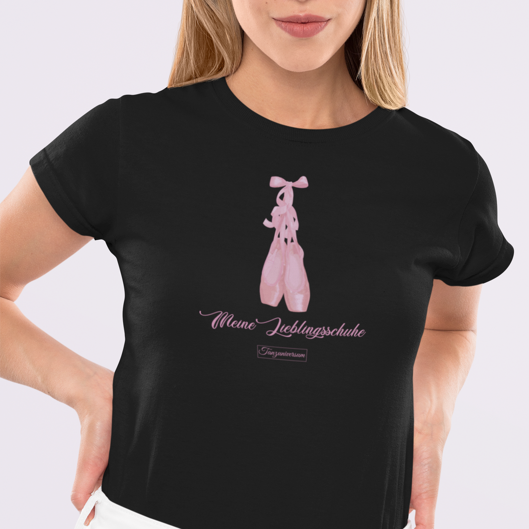 My favorite shoes dance T-shirt women for party, dance studio, street look, as a gift idea