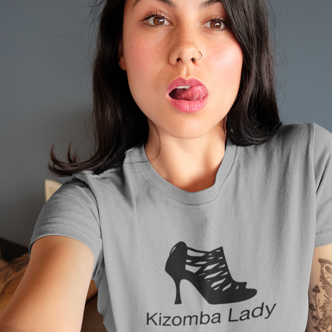 Kizomba Lady Dance T-Shirt Women for Party, Dance School, Street Look