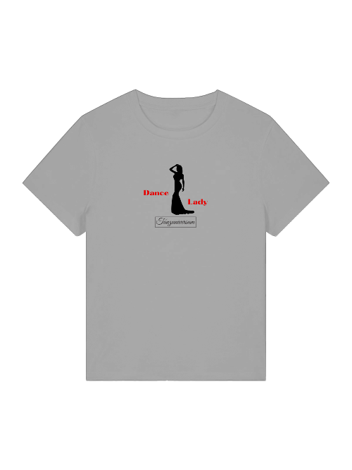 Dance Lady T-Shirt for women for party, dance class, street look, as a gift idea