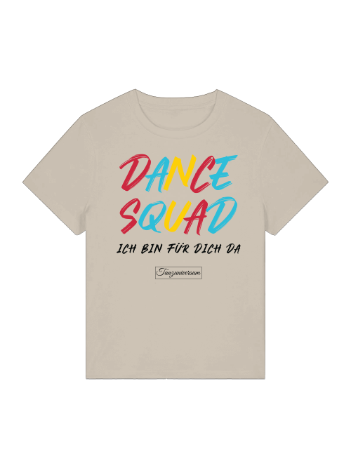 Dance Squad dance T-shirt women for party, dance classes, street look, as a gift idea