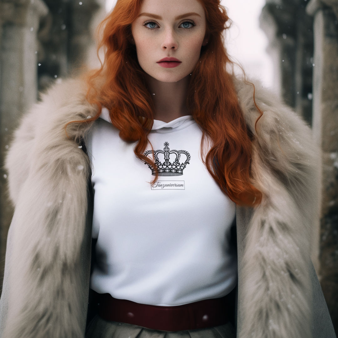 Women's Crown Hoodie for club, training; home look; street style; as a gift idea