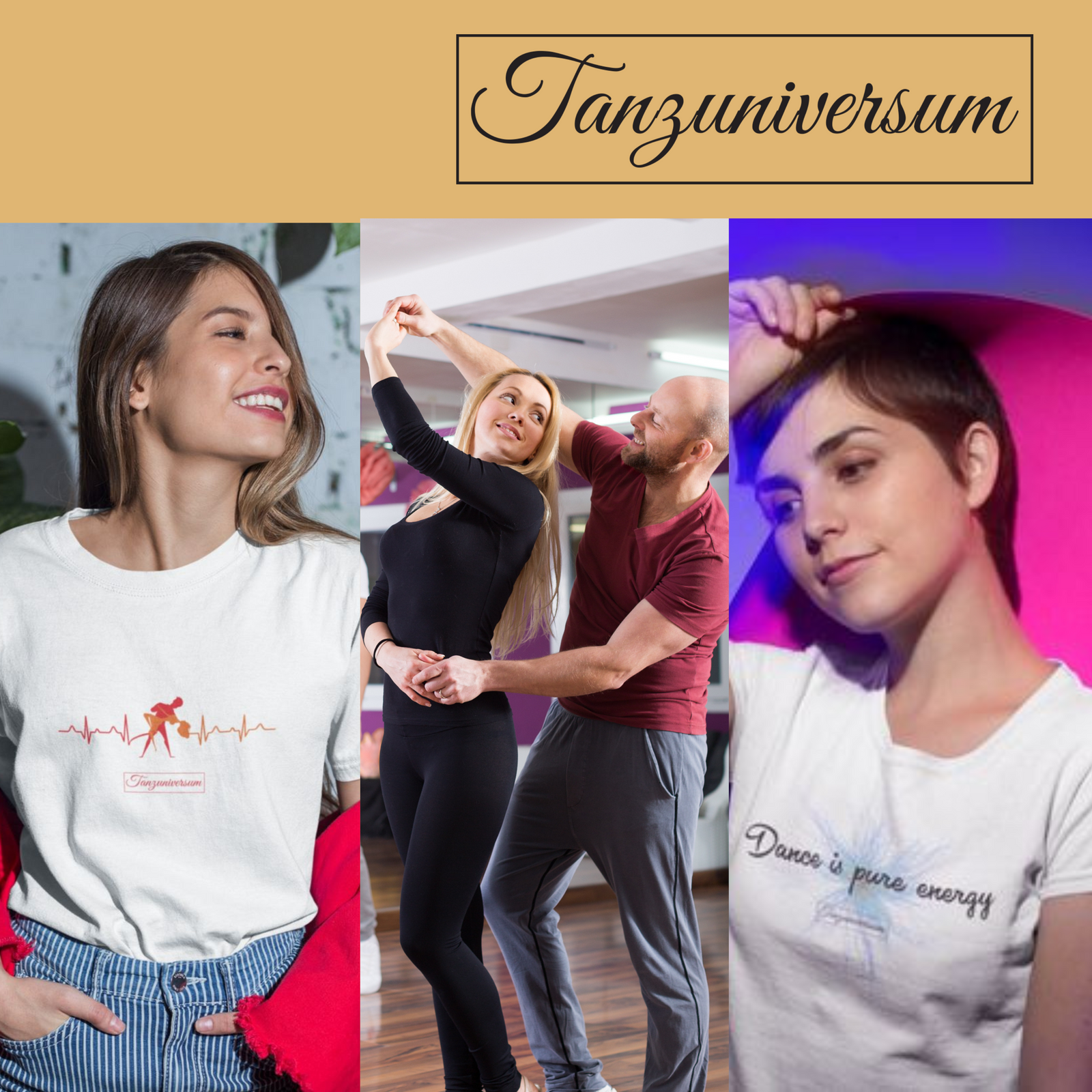 Party-T-Shirts Damen Herren für Salsa-Bachata-Kizomba-Party