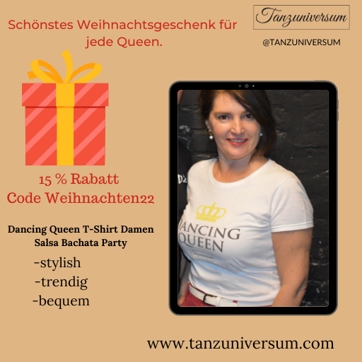 Dancing Queen T-Shirt Damen perfekt als Weihnachtsgeschenk jetzt mit 15 % Rabatt