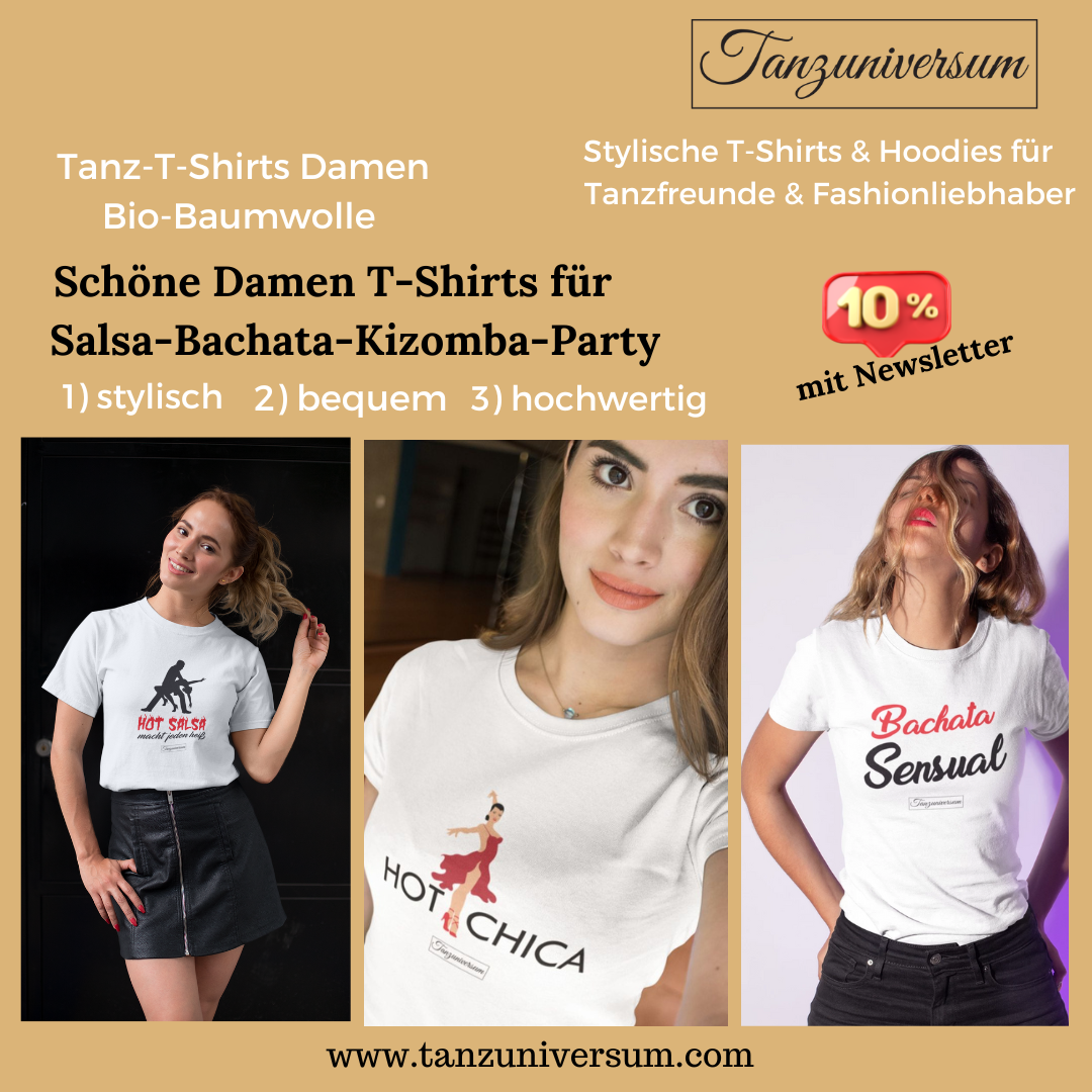 Was ist beim Kauf von Tanz-T-Shirts wichtig?/ Kauftipps für Tanzen Oberteile Tanz-TShirts, Teil 1
