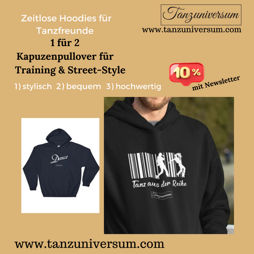 Im Rhythmus der Mode: Entdecke zeitlose Tanz-Hoodies für Jeden Anlass