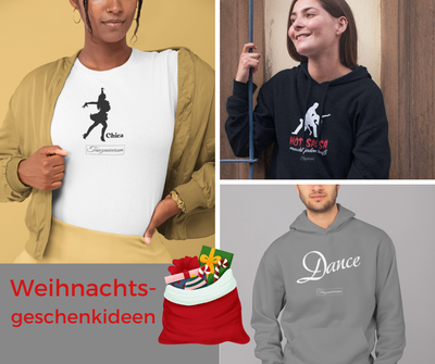 Das perfekte Weihnachtsgeschenk für Tanzbegeisterte: Liebe in Form eines Tanz-Shirts