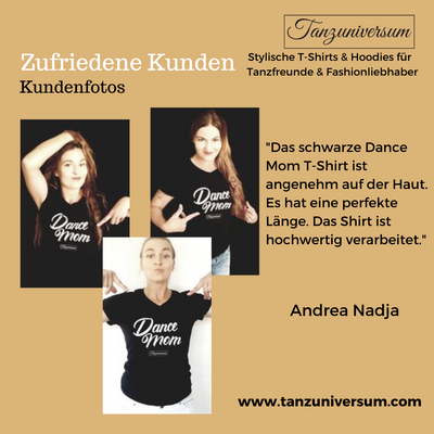 Kundenfotos Dance Mom T-Shirt für Tanz, Training, Street Style