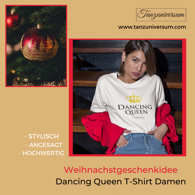 Dancing Queen Schwarzes T-Shirt Damen