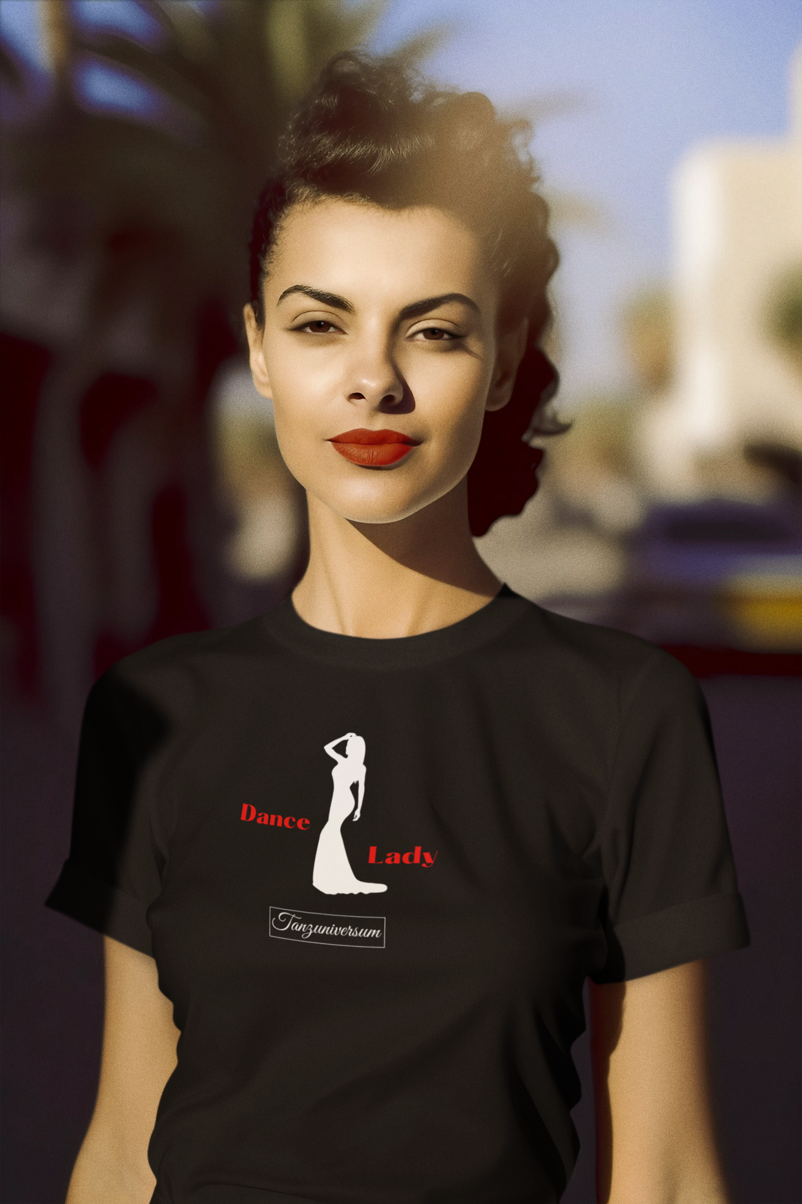 Entdecke das Party-T-Shirt "Dance Lady" – Dein Must-Have für jede Tanzliebhaberin!