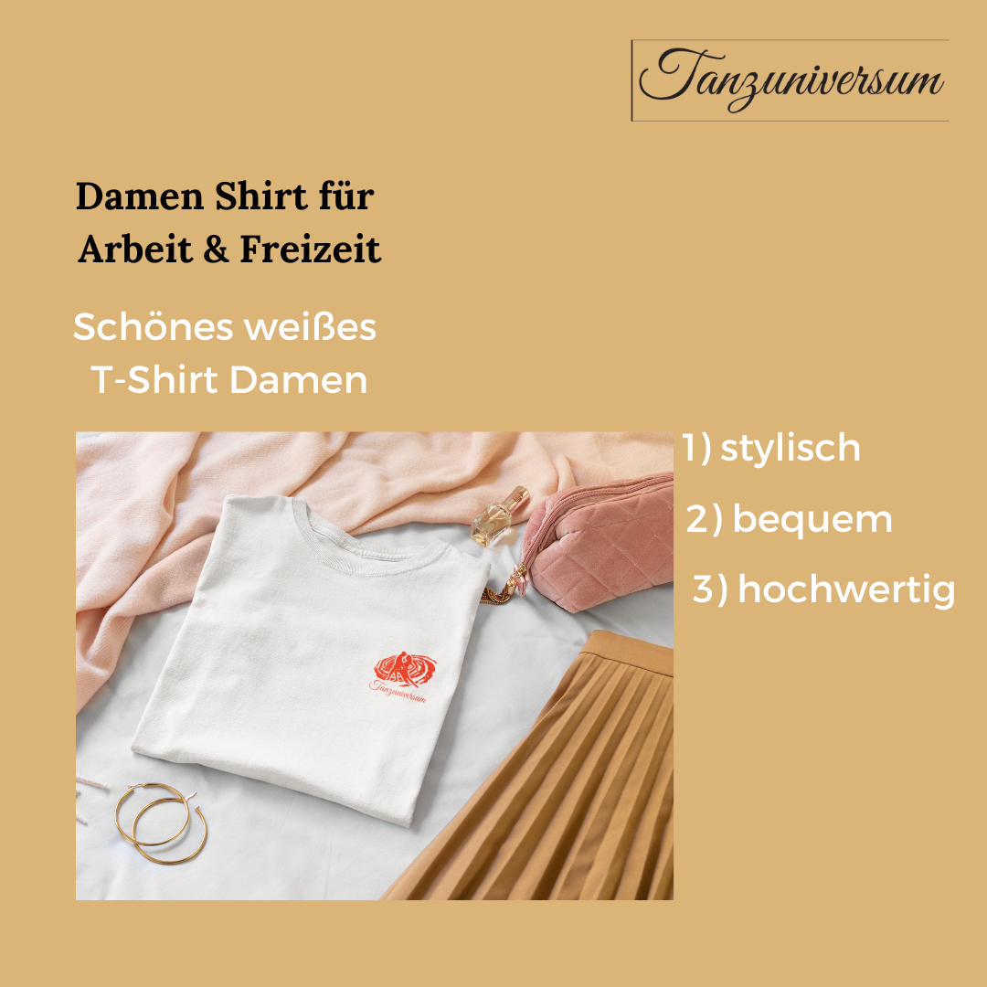 Weißes T-Shirt Damen für stylische Looks im Büro und Freizeit