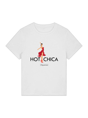 Hot Chica Tanz-T-Shirt Damen für Party, Tanzstudio, Street Look,als Geschenkidee