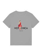 Hot Chica Tanz-T-Shirt Damen für Party, Tanzstudio, Street Look,als Geschenkidee