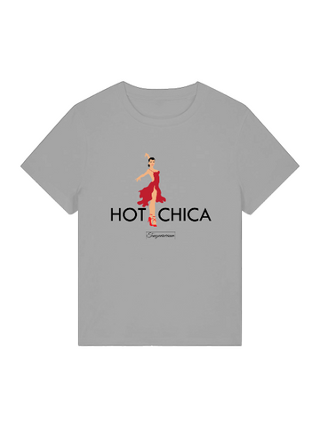 Hot Chica Tanz-T-Shirt Damen für Party, Tanzstudio, Street Look,als Geschenkidee