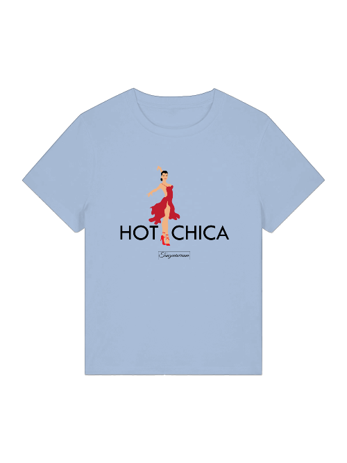 Hot Chica Tanz-T-Shirt Damen für Party, Tanzstudio, Street Look,als Geschenkidee