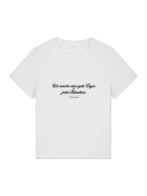 Gute Figur Party-T-Shirt Damen für Party, Tanzschule, Street Look, als Geschenkidee