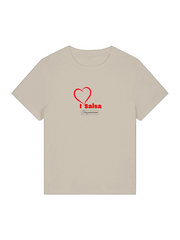 I Love Salsa Party-T-Shirt für Party, Training, Bar, Club, Street Look, als Geschenkidee