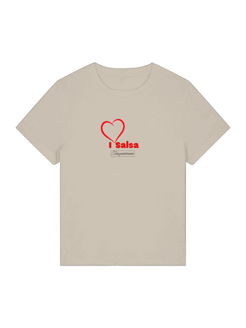 I Love Salsa Party-T-Shirt für Party, Training, Bar, Club, Street Look, als Geschenkidee