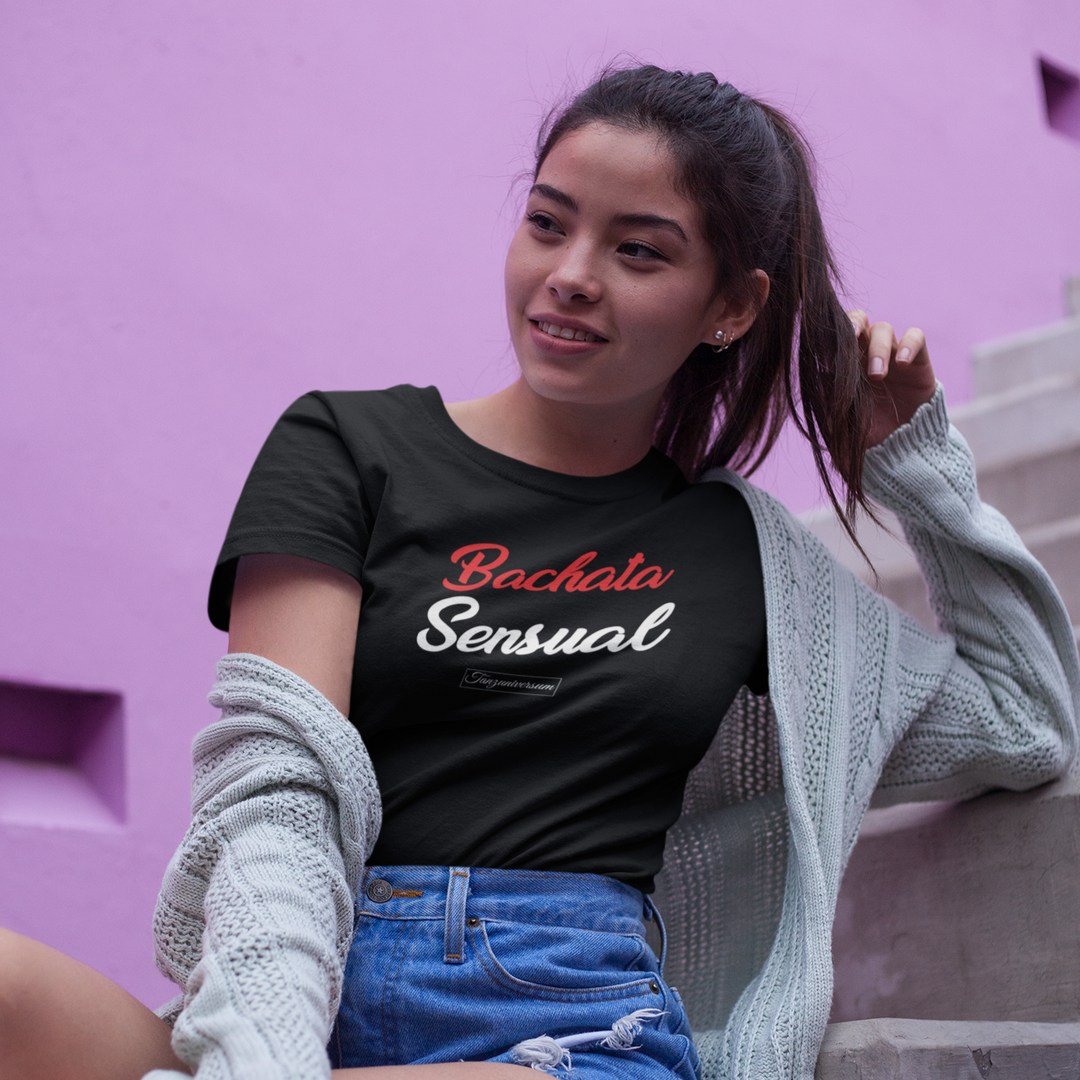 Bachata Sensual Party-Shirt Damen für Party, Training, Street Look