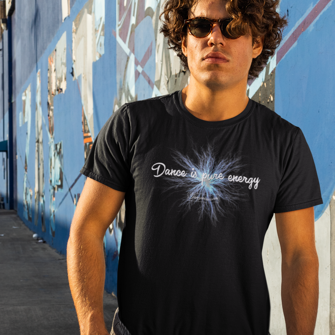 Dance is pure Energy Tanz T-Shirt Herren für Party, Tanzschule, Street Look