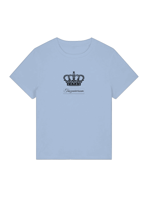 Krone Dance-Shirt Damen mit kreativem Design und Tanzmotiv für Party und Tanzabende.