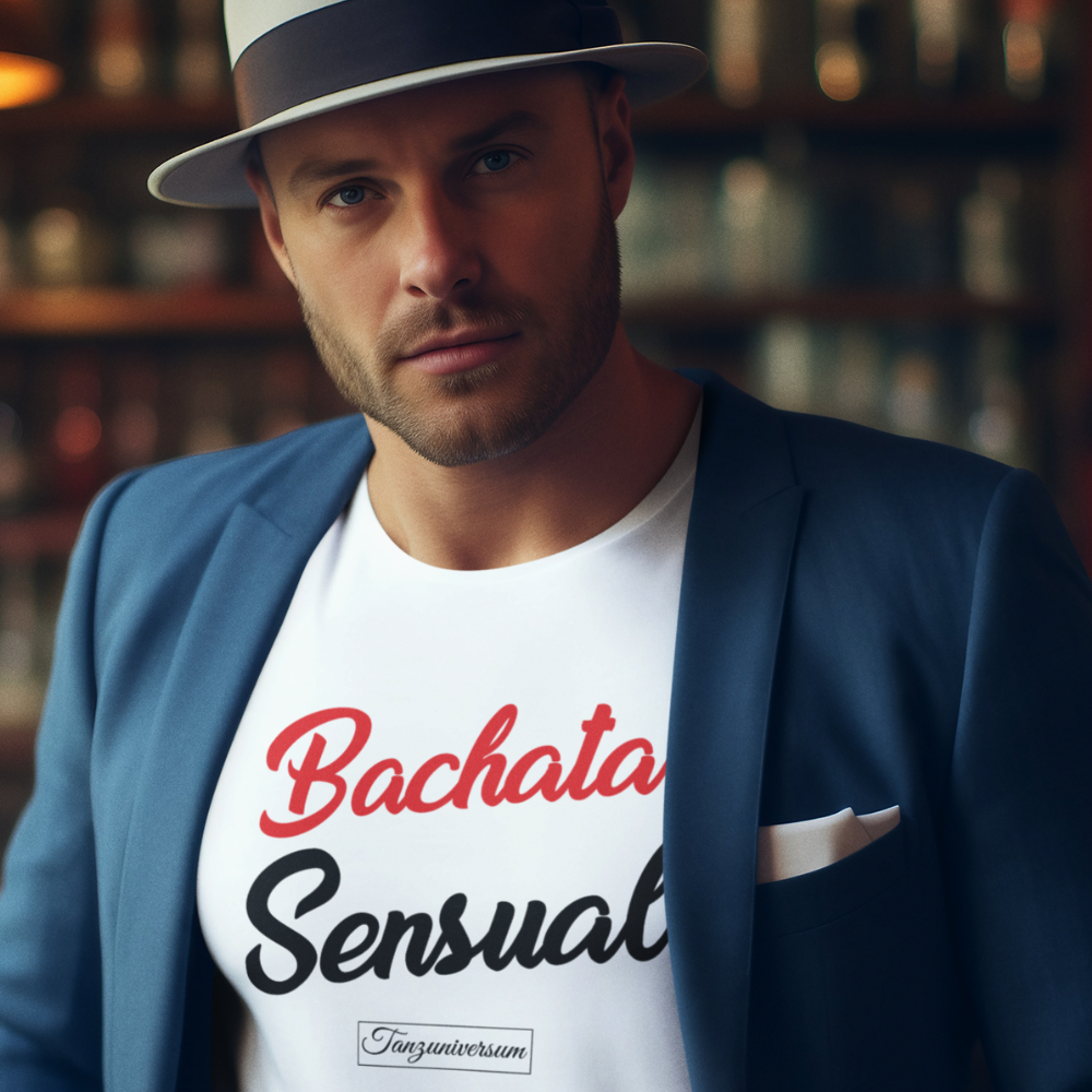 Bachata Sensual Tanz-T-Shirt Herren für Party, Tanzschule, Street Look