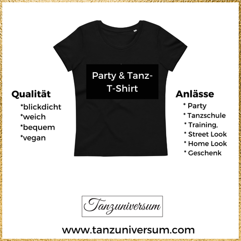 Energy Tanz-T-Shirt Damen für Party, Tanzkurs, Street Look