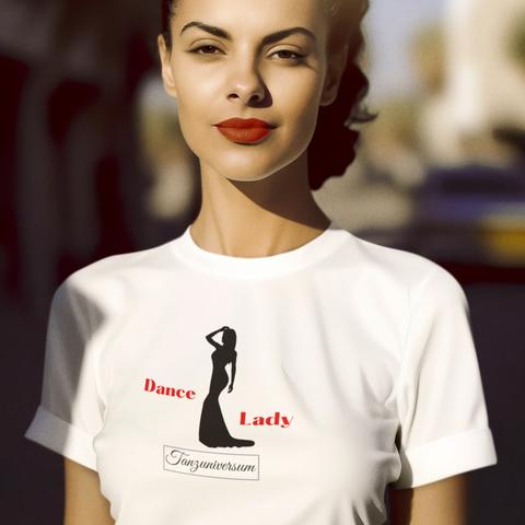 Dance Lady T-Shirt Damen für Party, Tanzkurs, Street Look, als Geschenkidee