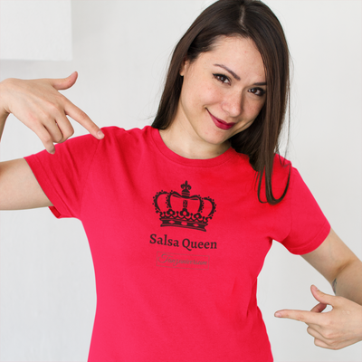 Salsa Queen T-Shirt Damen für Party & Training & Street Style