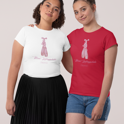 Meine Lieblingsschuhe Tanz-T-Shirt Damen für Party, Tanzstudio, Street Look, als Geschenkidee