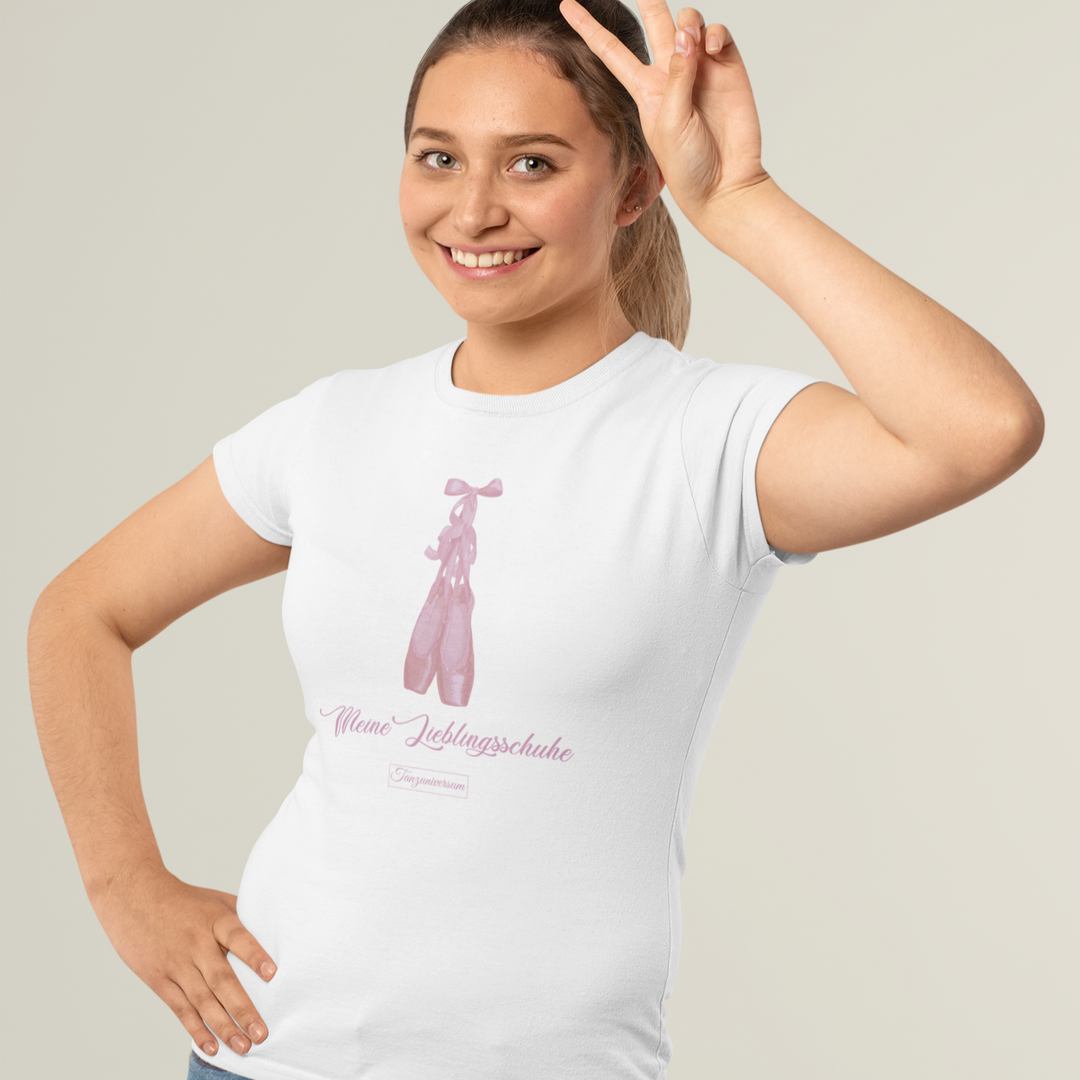 Meine Lieblingsschuhe Tanz-T-Shirt Damen für Party, Tanzstudio, Street Look, als Geschenkidee