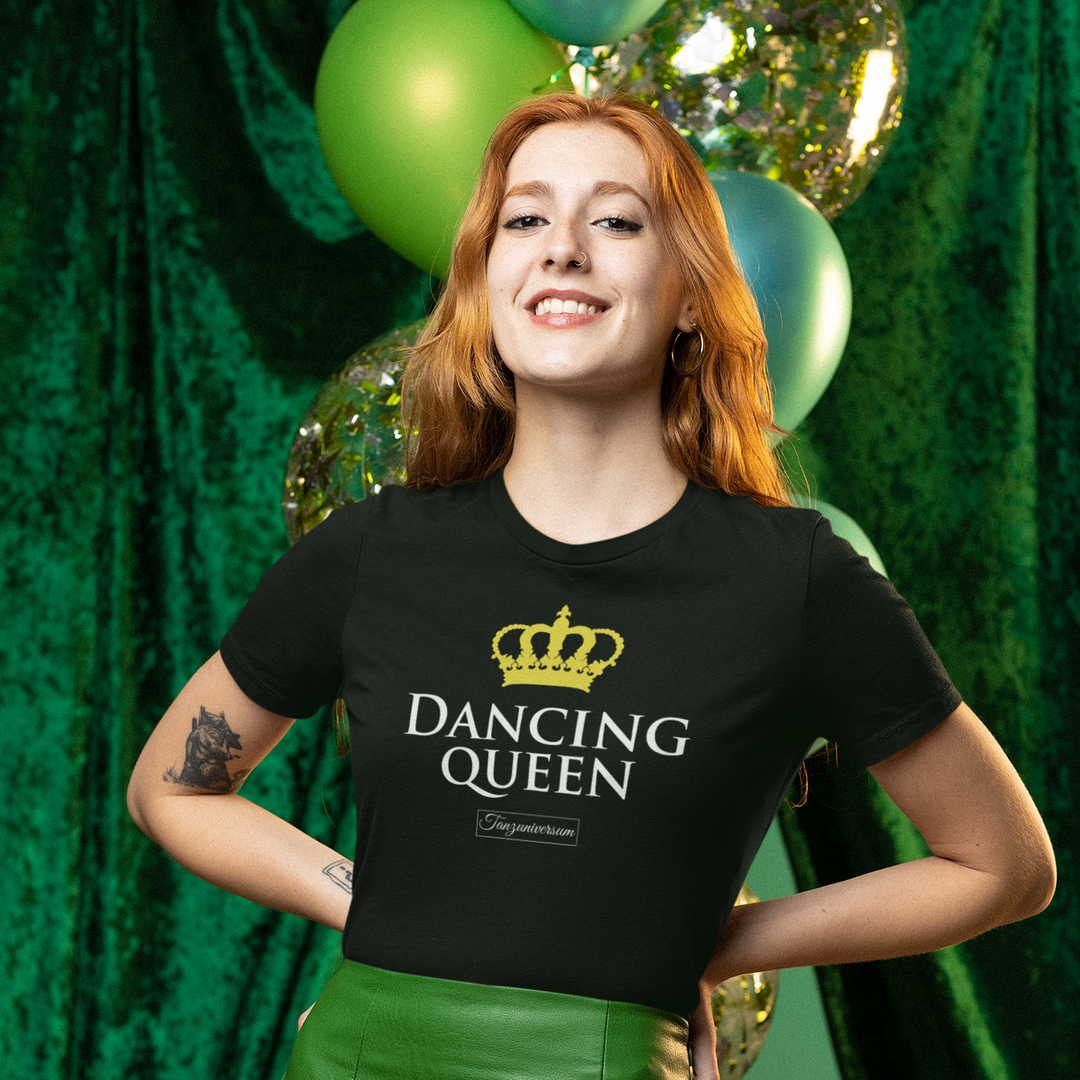 Dancing Queen Party-T-Shirt Damen für Party, Tanzschule, Street Look