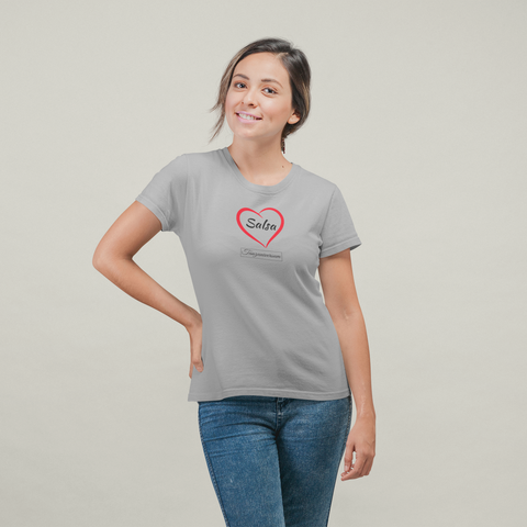 Salsa Love-T-Shirt Damen für Salsa-Party oder Geschenkidee