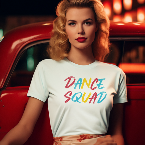 Dance Squad Tanz-T-Shirt Damen für Party, Tanzkurse, Street Look, als Geschenkidee