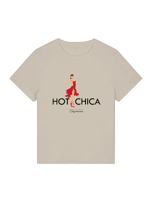 Hot Chica Tanz-T-Shirt Damen für Party, Tanzstudio, Street Look,als Geschenkidee