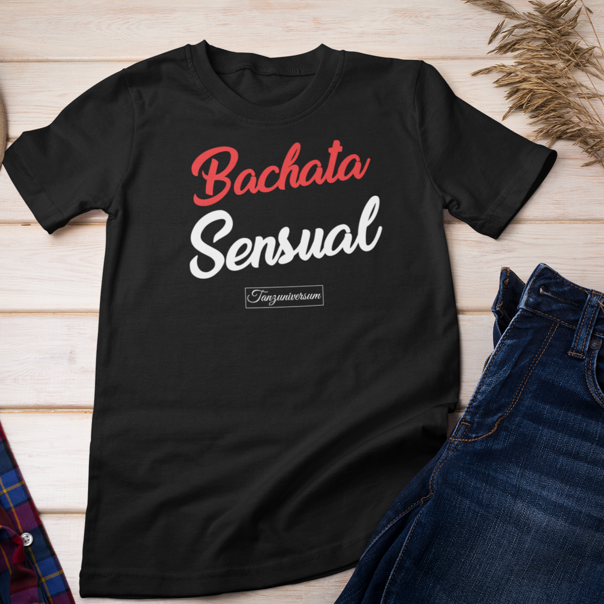 Bachata Sensual Damen T-Shirt als originelle Geschenkidee für Bachata-Liebhaberinnen.
