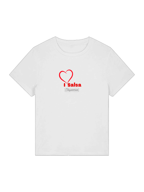 I Love Salsa Party-T-Shirt für Party, Training, Bar, Club, Street Look, als Geschenkidee