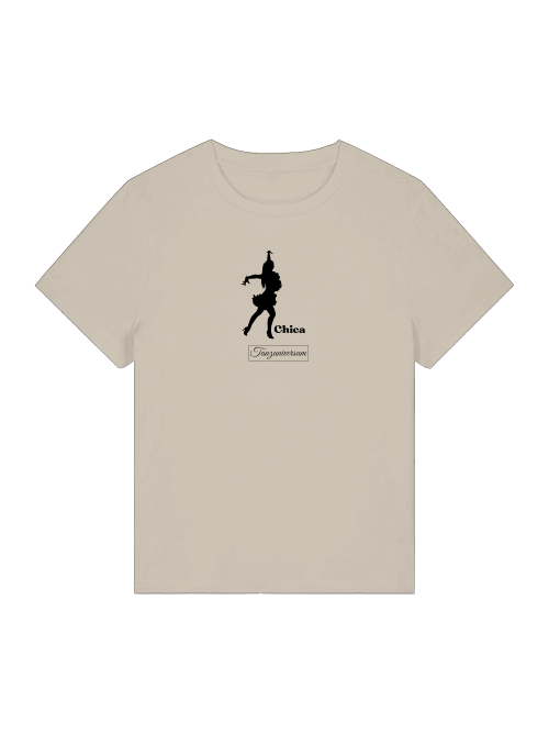 Chica t-shirt für Damen kombiniert mit einem angesagten Partylook.