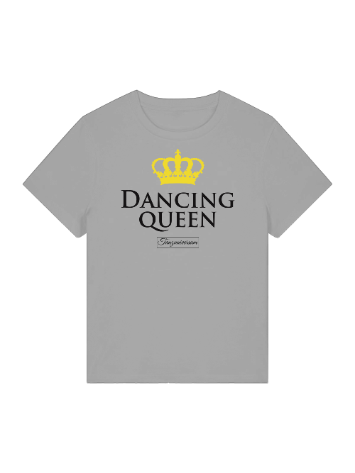 Dancing Queen Damen T-Shirt als originelle Geschenkidee für Tänzerinnen und Tanzliebhaberinnen.