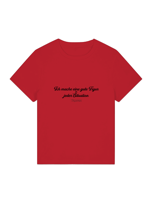 Gute Figur Damen Shirt im angesagten Street Look für Salsa-Bachata-Kizomba-Partys und Tanzkurse.