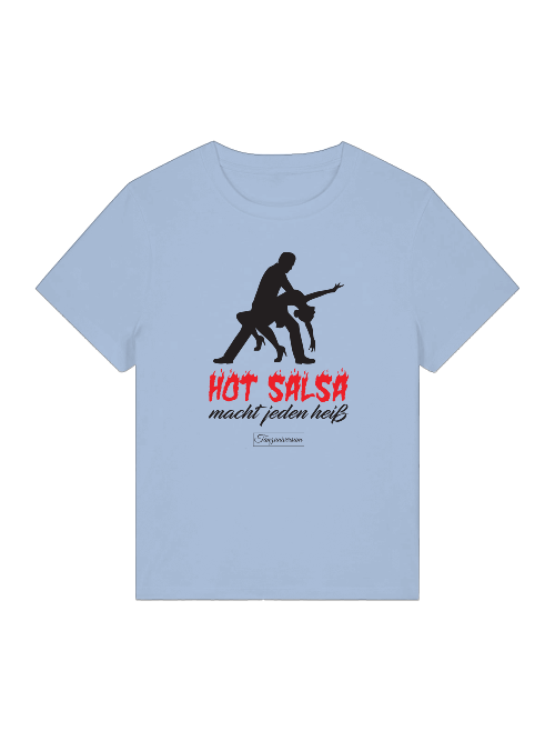 Hot Salsa T-Shirt Damen als modisches Outfit für Tanzstudio und Salsa-Training.