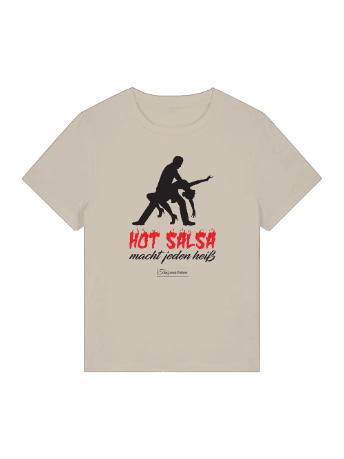 Hot Salsa T-Shirt Damen für Social Dance und gesellige Tanzabende.
Hot Salsa Tanz-Shirt Damen im lässigen Street Look für selbstbewusste Tänzerinnen.