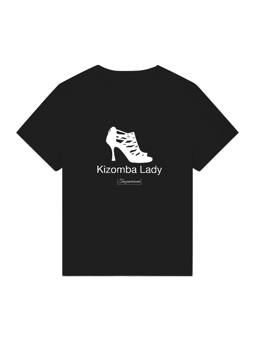 Kizomba Lady T-Shirt Damen als stylisches Tanzoutfit für Kizomba-Kurs und Tanztraining.